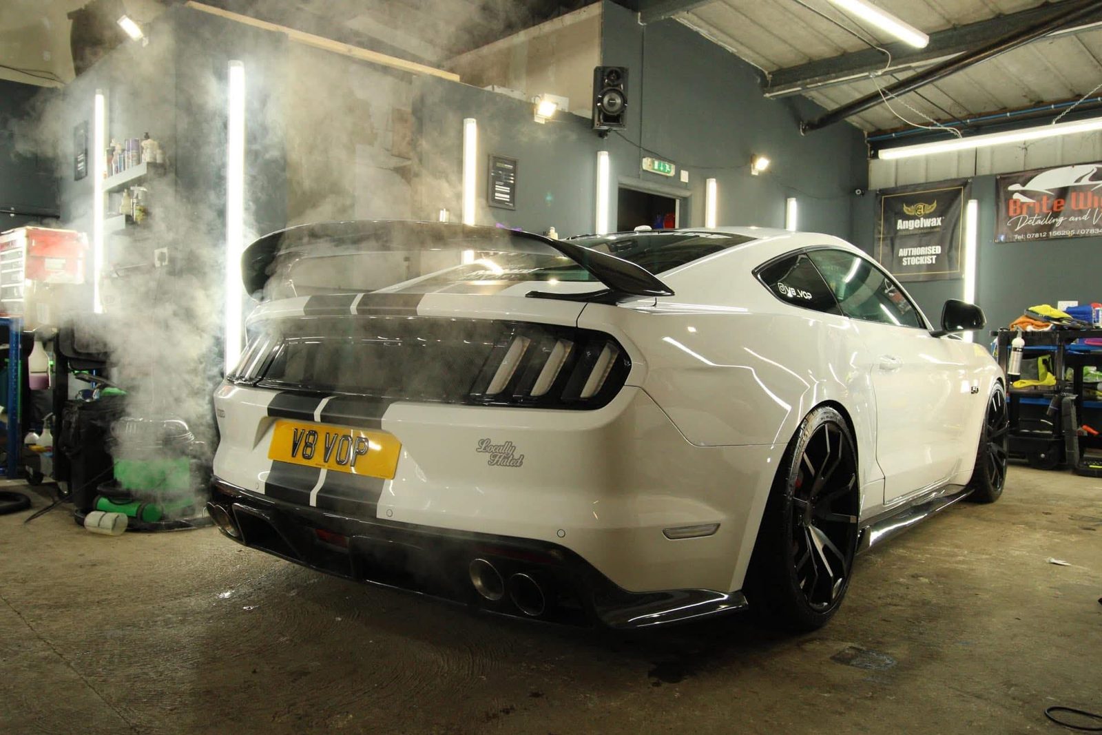 Detailed Mustang in the Brite Wight studio